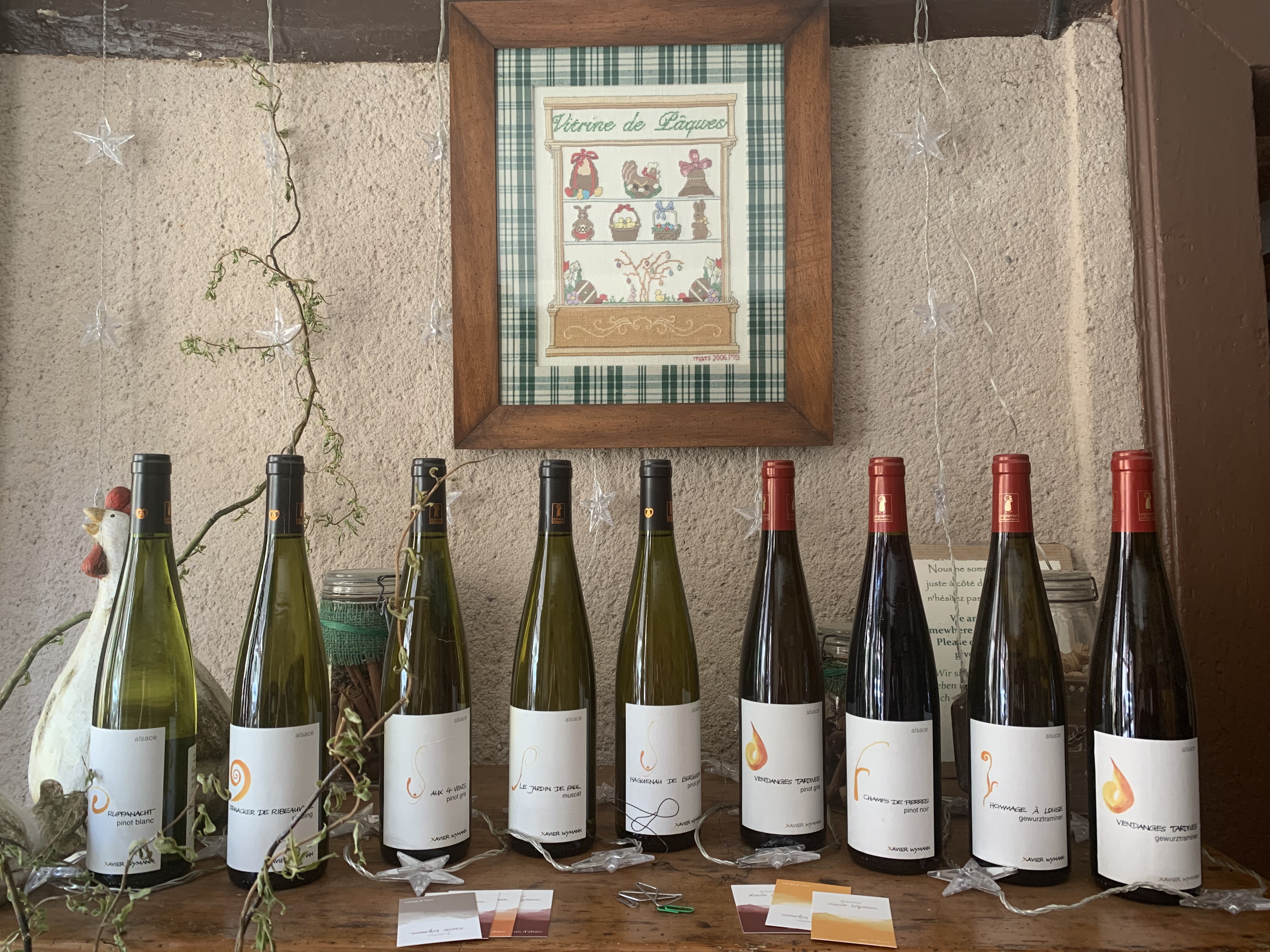 Les vins du Domaine Xavier Wymann